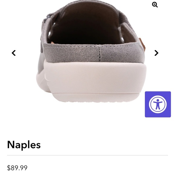 WACO | Revitalign Naples NIB grey shoes mules SZ 5.5 - Picture 5 of 10